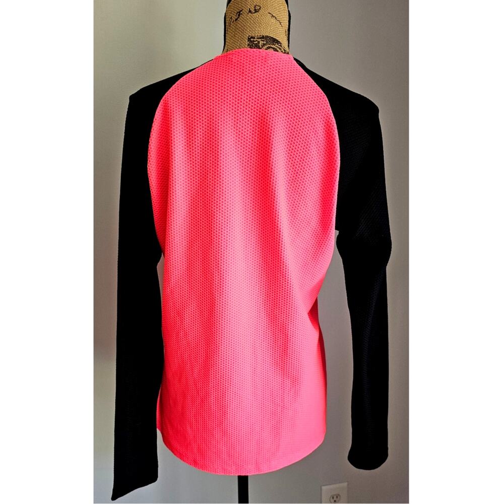 Lauren Ralph Lauren Black Label Quarter Zip Waffle Knit Long Sleeve Top, Sz XL - Picture 2 of 8